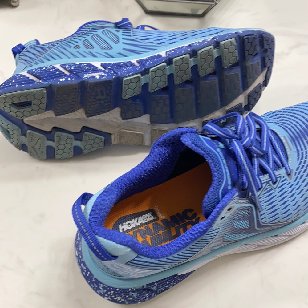 Hoka One One Gaviota Blue Running Sneakers